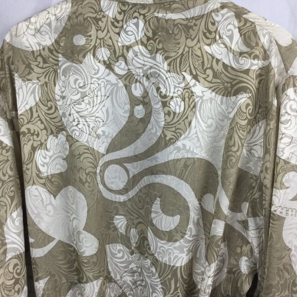Vintage Mary McFadden Satin Robe - Picture 10 of 12